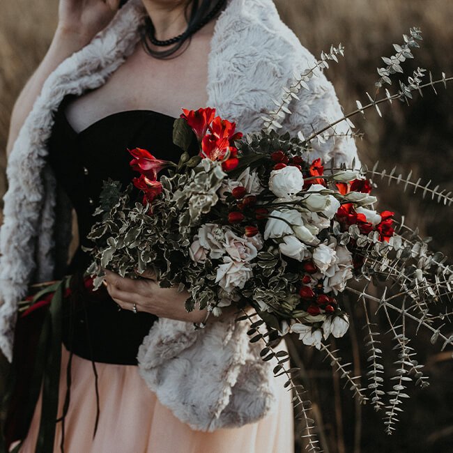 Red Alstromeria Florist Calgary