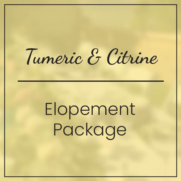 tumeric citrine elopement package